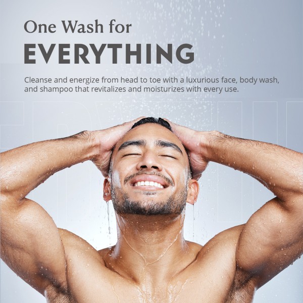 Modern Man Face, Body Wash & Shampoo