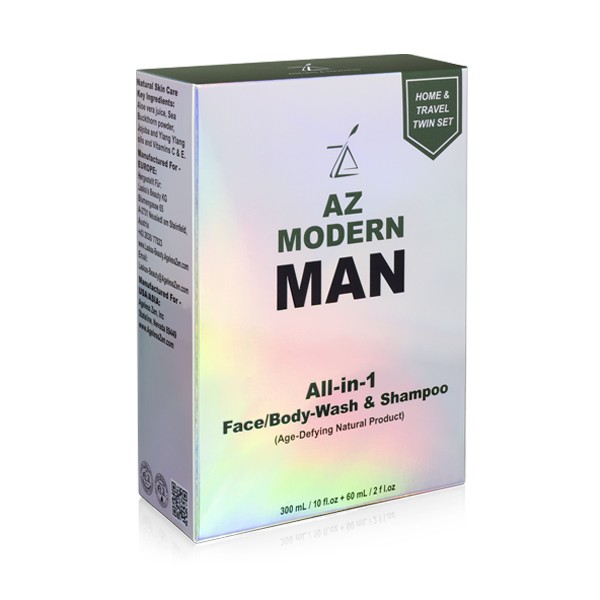 Modern Man Face, Body Wash & Shampoo