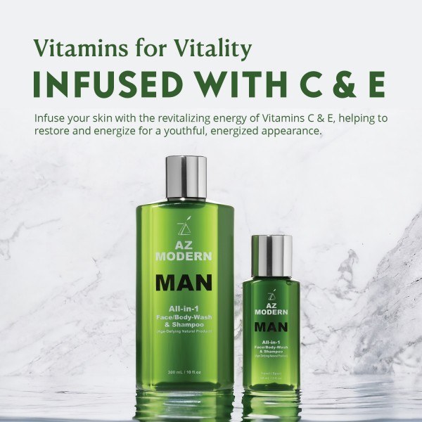  Modern Man Face, Body Wash & Shampoo 