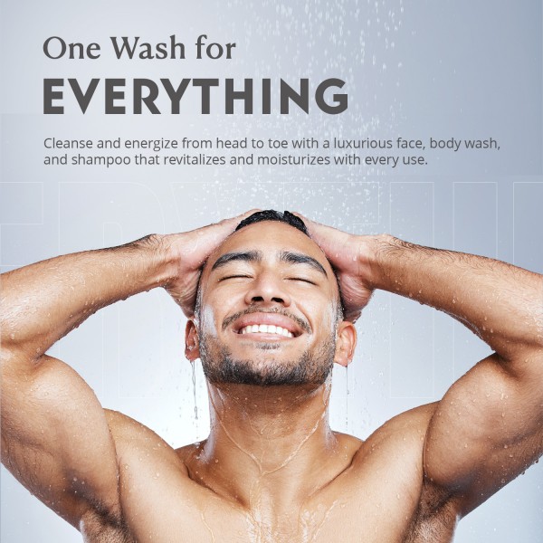  Modern Man Face, Body Wash & Shampoo 