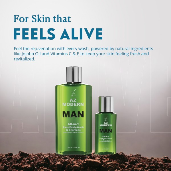  Modern Man Face, Body Wash & Shampoo 