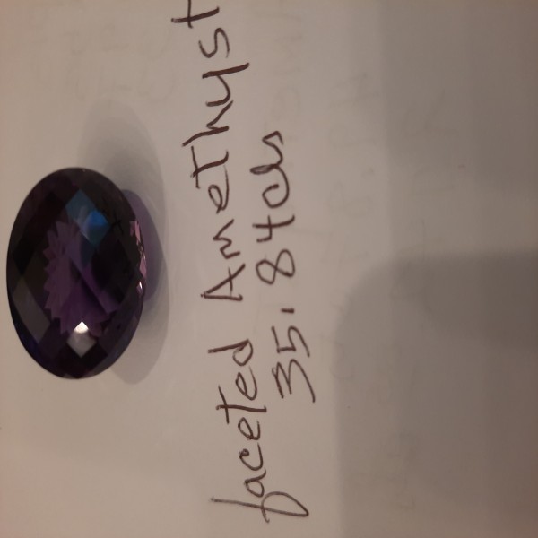  Faceted Amethyst 35.84 cts